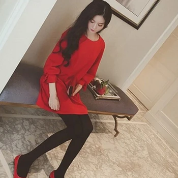 

Maternity Dresses New Large Size Spring And Autumn Pregnancy Clothes Round Neck Lactation A Word Dress Vestidos