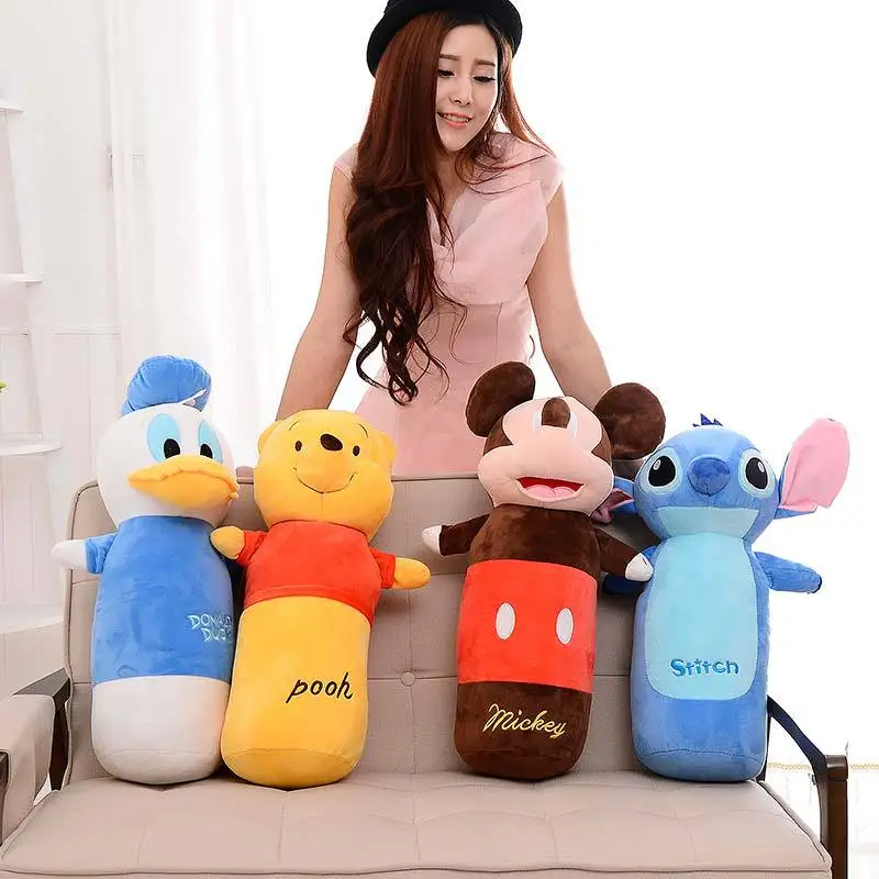 Disney Mickey Mouse Stitch Cartoon Pillow Cushion Plush Toy Decoration Adult Children Birthday Gift Pregnant woman pillow