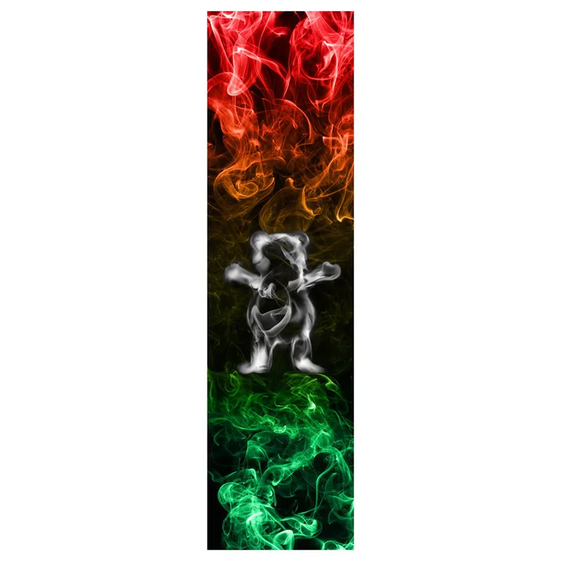 USA العلامة التجارية أشيب Laest تصميم برو سكيت Griptapes السيليكون كربيد تزلج قبضة أشرطة مع الهواء ثقوب الصنفرة