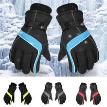 Для женщин мужские лыжные перчатки Зимние Водонепроницаемый морозостойкие теплые перчатки для занятий спортом на открытом воздухе Снежная спортивная одежда кемпинг, катание на лыжах перчатки#3j15