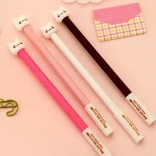 TIAMECH 12 шт./лот,, новая милая гелевая ручка с рисунком кота, милые ручки, канцелярские принадлежности, школьные офисные принадлежности K7406