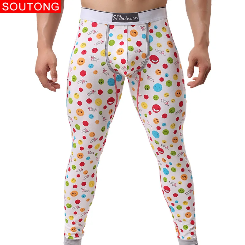 Soutong 2018 Winter Warm Men Long Johns Cotton Printed Thermal Underwear Men Thermo Underwear Long Johns Men Thermal Pants qk04 Soutong 2018 Winter Warm Men Long Johns Cotton Printed Thermal Underwear Men Thermo Underwear Long Johns Men Thermal Pants qk04