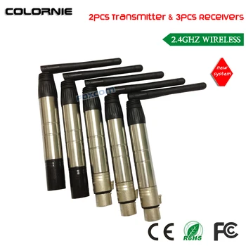 

DHL Free Shipping wireless dmx transmitter and receiver for NEW Mega Quadpar Profile , DMX Par can,american stage light