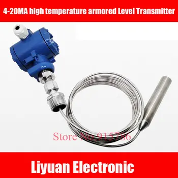 

304 stainless steel sheathed high temperature input type level transmitter / 4-20MA pH level sensor / tank water level sensor