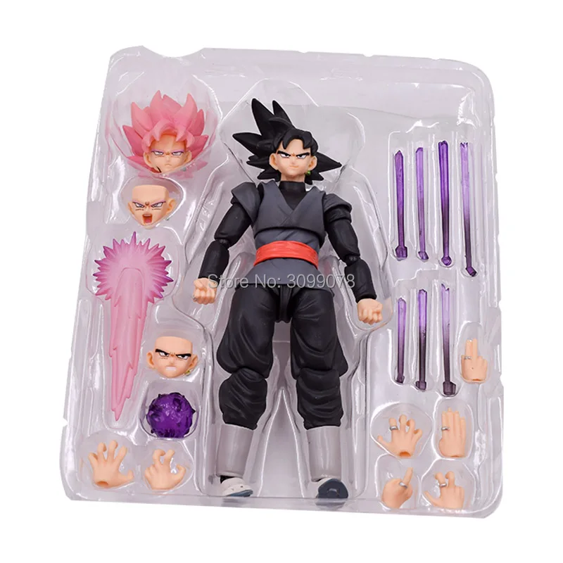 15cm SHF Dragon Ball Super: Goku Black Zamasu S.H. Figuarts PVC Action Figure Collection Model Kids Toy Doll Free Shipping
