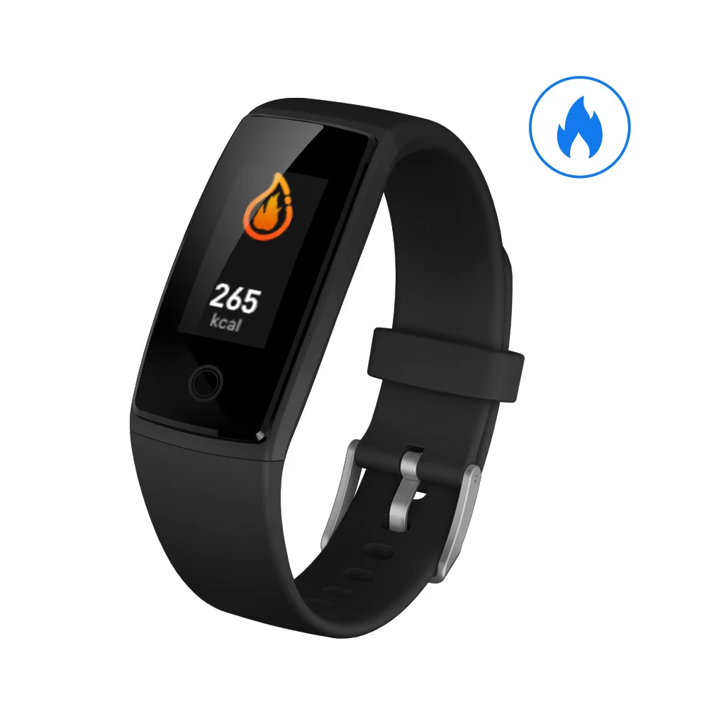 

Fitness Watch Fitness Tracker Heart Rate Monitor Activity Blood Pressure Colorful Screen Step Counter Sleep GPS Smart Wristband