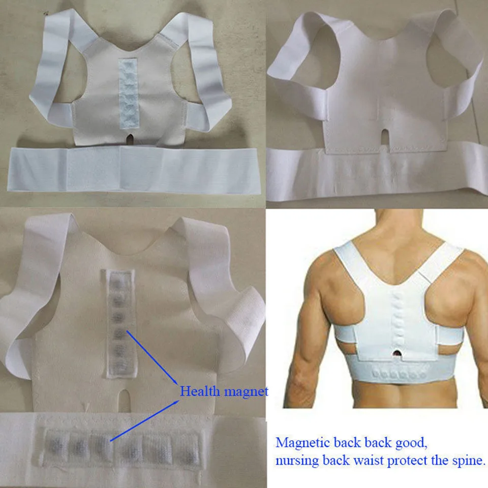 

Men's Women's Magnetic Back Posture Corrector Shoulder Support Brace Back Support Orthopedic Corset Back Corrector