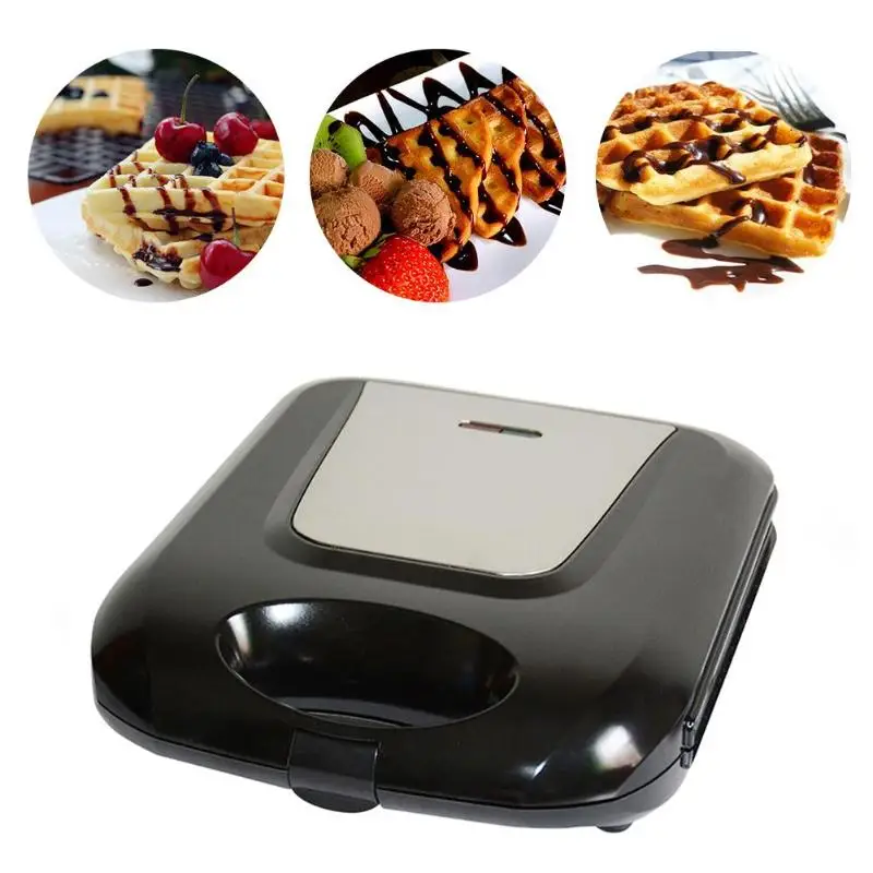 Электрическая мини-Сковорода машина печь для яиц вафельница сэндвич маффины Гриль плита выпечка машина