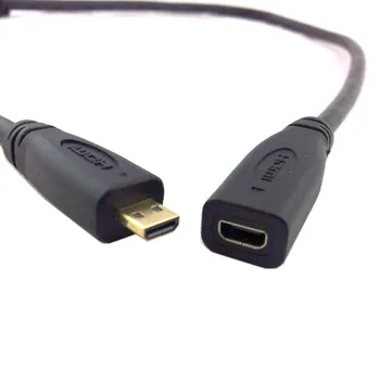 

Zihan HDMI 1.4 D type Micro HDMI Male to Micro HDMI Female M/F Extension Cable 30cm