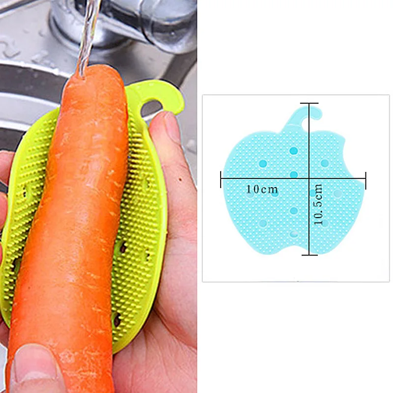 2 шт./лот творческий многофункциональный овощей кисти милый Форма картофеля скруббер средства для уборки кухни дома гаджеты