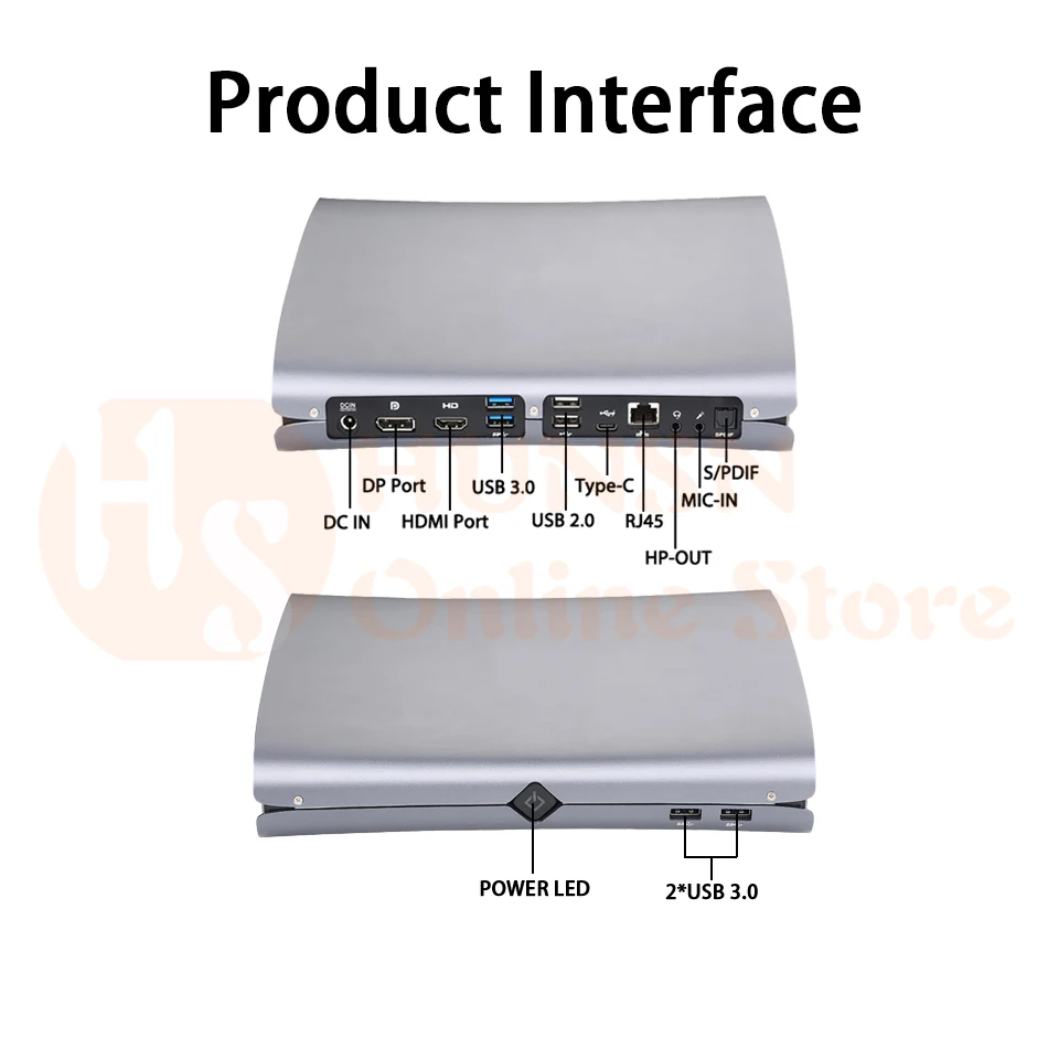Fanless Mini PC I5 6300HQ I7 6700HQ HUNSN BA01 (08)