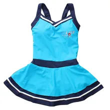 Новинка года, купальный костюм из одного предмета детский купальный костюм с треугольным вырезом для девочек купальный костюм, юбка платье для плавания летняя пляжная одежда для купания для детей