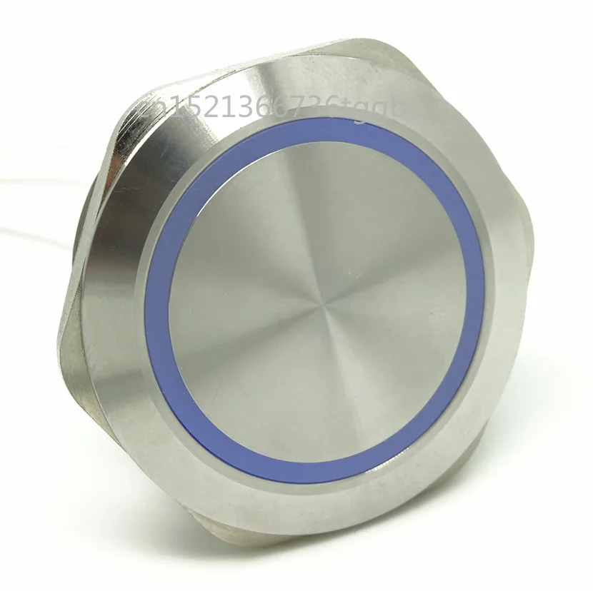 

Stainless steel 40mm metal button switch waterproof IP67 with light self-locking self-resetting power control large buttons