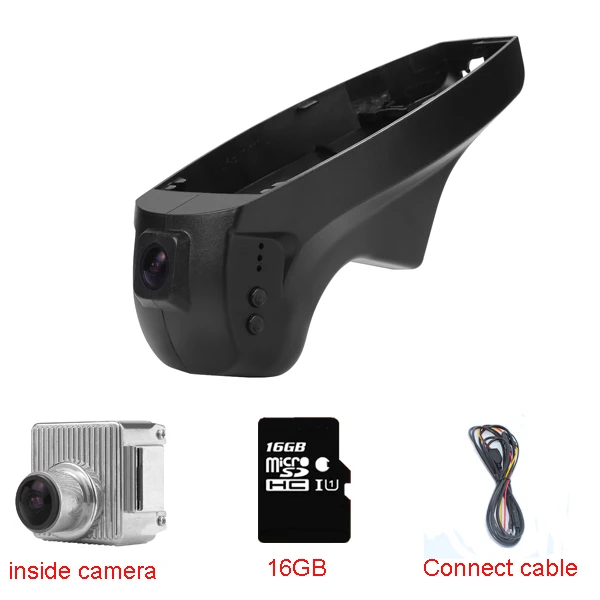 Car DVR Video Recorder Dash Cam for BMW X5(E70)/X6(E71)(Year 2009 2014) With WIFI Commom connect