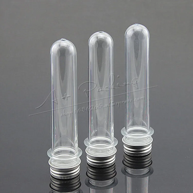 40ml Plastic Clear tube Bottles mask test tube bottle anion watch tube