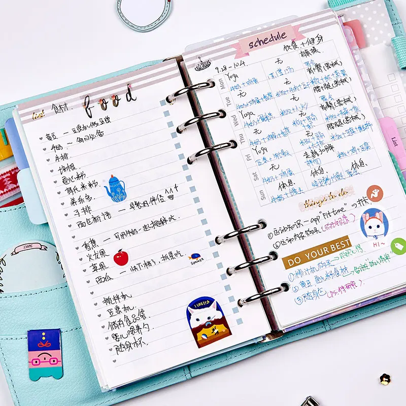 Lovedoki 2019 Flower Inner Pages for Dokibook Notebook Spiral Planner 6 Hole Loose Leaf A5&A6 Schedule Monthly List Date Lovedoki 2019 Flower Inner Pages for Dokibook Notebook Spiral Planner 6 Hole Loose Leaf A5&A6 Schedule Monthly List Date