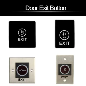 

Door Exit Button Switch Touch Release Button Non-Touch Infrared Push Button For Door Access Control System