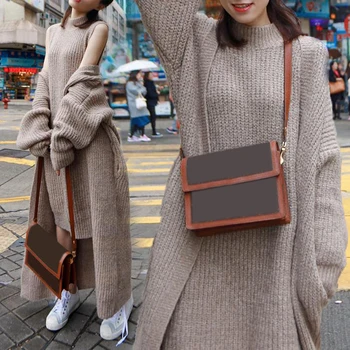 

Autumn Winter Fashion Sweater Dress Suit Open Front Long Knitted Cardigans Sleeveless Knitting Dress Two Piece Set
