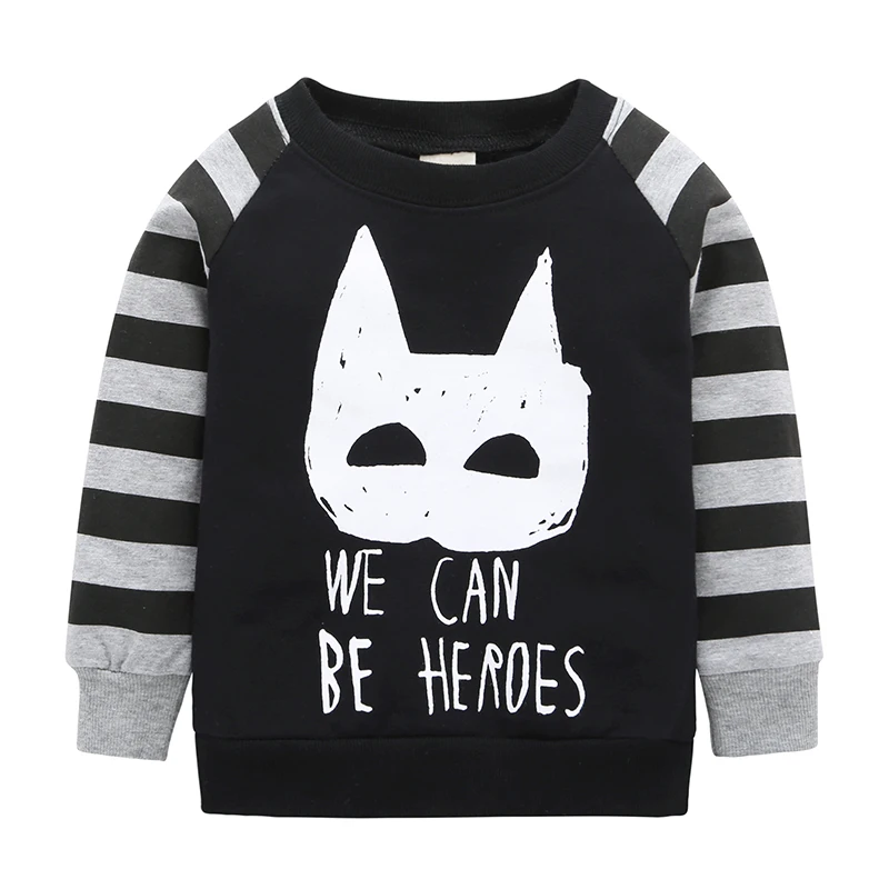 

2019 Limited Fashion Cotton Baby New Arrival Batman Hoodies &sweatshirts Spring And Autumn Style Boys/girls Full Sleeve Tops