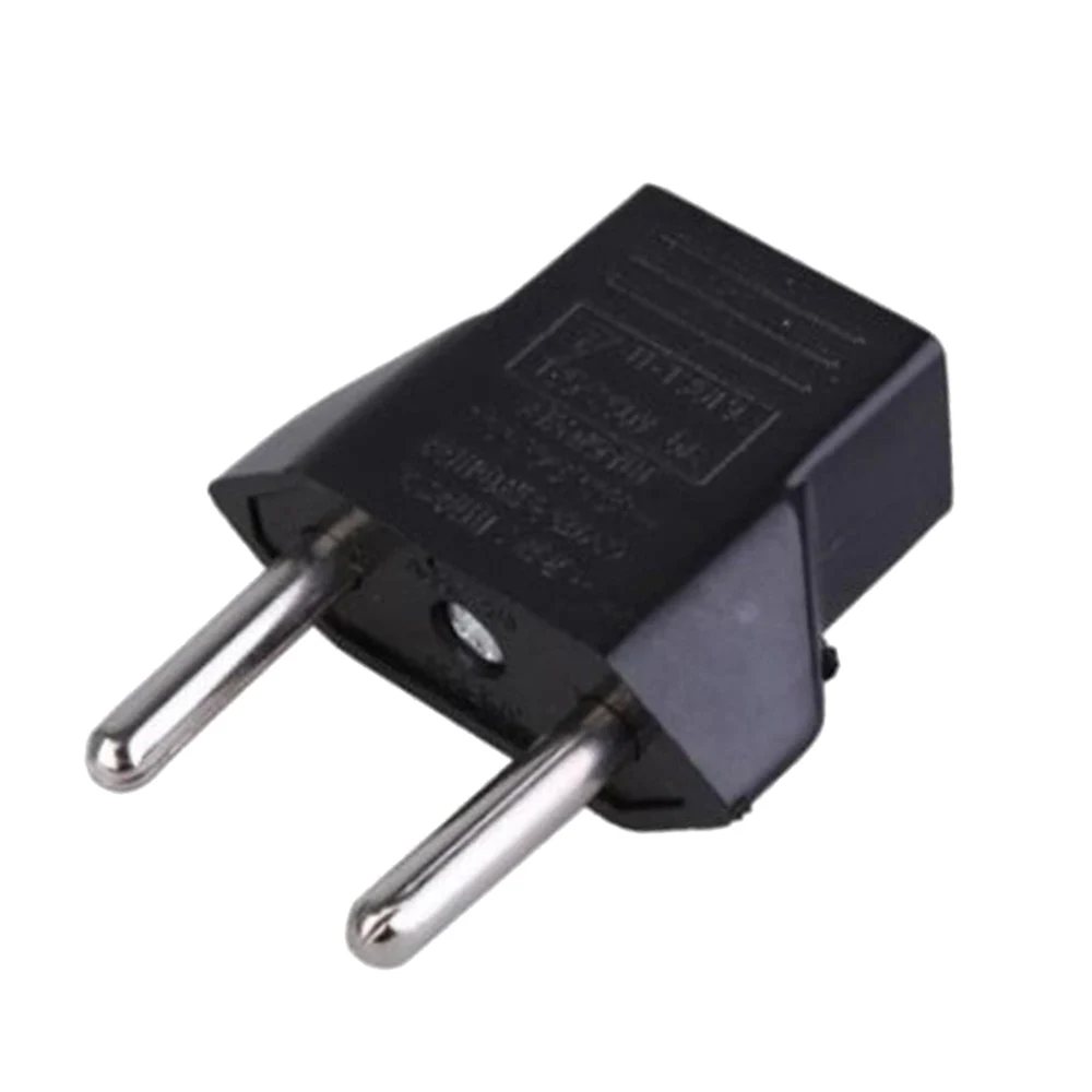 

Universal US To EU Plug USA To Euro Europe Travel Wall AC Power Charger Outlet Adapter Converter 2 Round Socket Input Pin