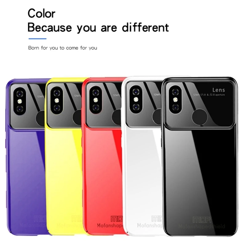 MOFI для Xiaomi Mi 8 и SE полное покрытие ПК + объектив задняя камера стеклянный чехол |