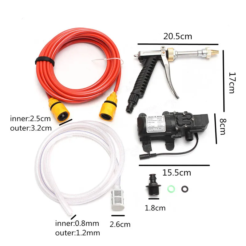 12 В 65 Вт высокое Давление морской палубе моечная уставновка мыть водяной насос спрей-Очиститель комплект