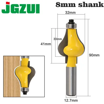 

Bit 1/2" 12mm Shank Handrail Router Bit Set - Standard/Flute Line knife Woodworking cutter Tenon Cutter for Woodworking Tools