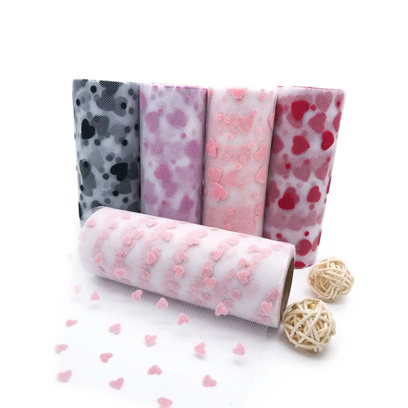 

15cm 10yard Tulle Love Organza Sheer Gauze Element Table Runner Tissue Tulle Roll Spool Craft Party Wedding Christmas Decoration