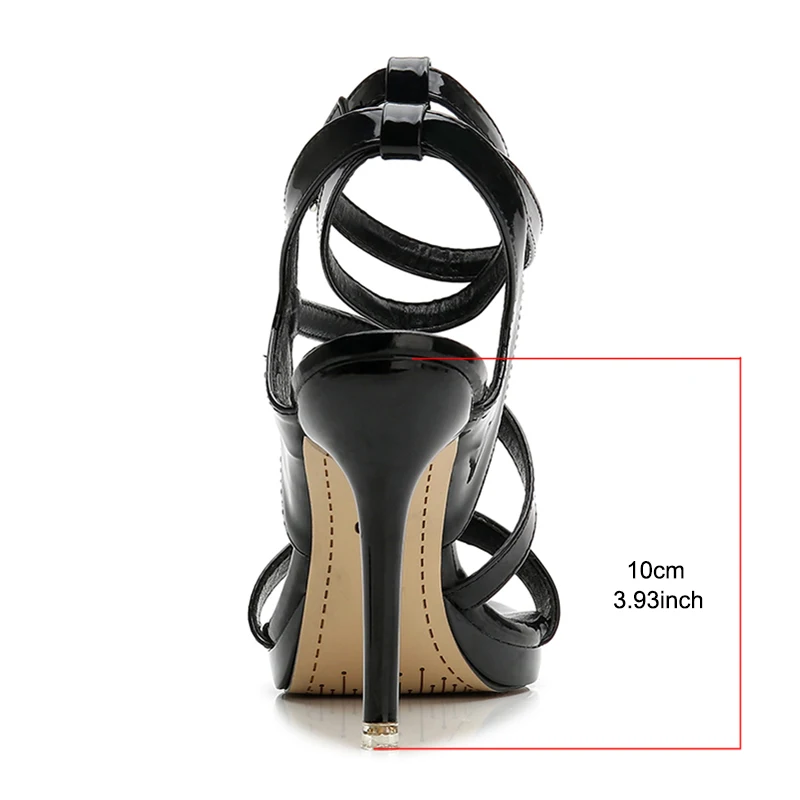 MAIERNISI/летние женские босоножки модные дизайнерские кожаные туфли на высоком каблуке для женщин; повседневная женская обувь черного цвета Вечерние туфли на шпильке
