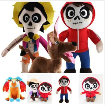 

Hot Movie COCO Pixar Plush Toys Day of the Miguel Hector Dante Dog Death Pepita Soft Stuffed Plush Doll toys For Children Gifts