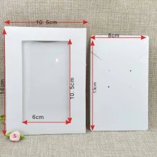 Карточка для ожерелья сережек 14x10 5 см 1 партия = 20 внутренних карт + внешних