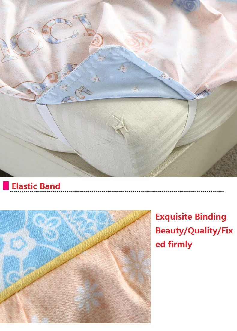 Модный корейский стиль саржевое изысканное нескользящее покрывало шлифованная кровать юбка принцесса Одиночная Двойная Толстая кровать 2,0 м кровать