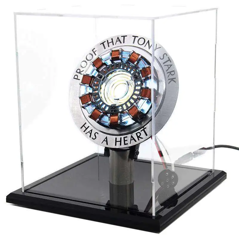 

Avengers 1:1 Iron Man Arc Reactor Action Figure MK1 Ironman Reactor Tony Stark Arc Reactor DIY Parts Model Toys With LED Light