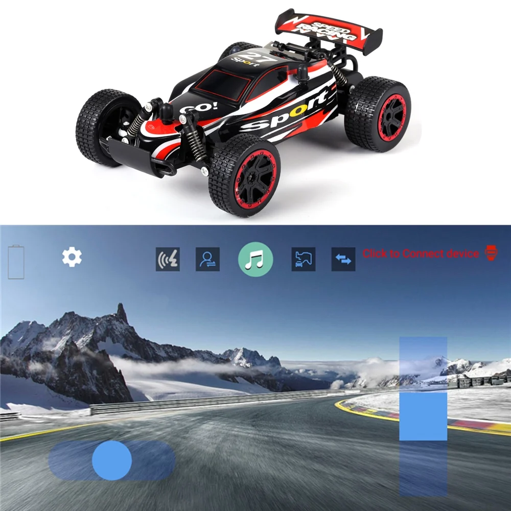 RC Car Bluetooth APP Control 2.4G 1:20 Scale Professional RC Racing Cars RC Off-Road Vehicle Recharge Children