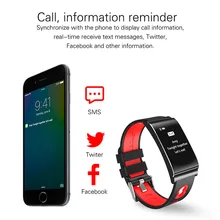 0,73 ''большой OLED Bluetooth умный Браслет уведомления о звонках кровяное давление кислород фитнес-трекер для измерения сердечного ритма умный Браслет