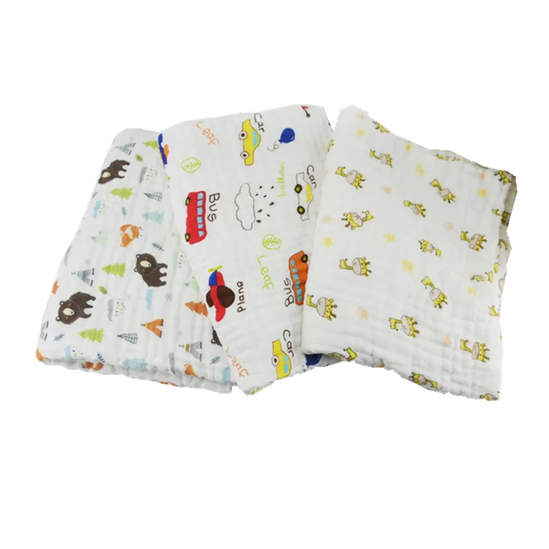 1 предмет, детские пеленки 120*150 см, 6 слоев, хлопок, муслин, одеяло для новорожденных, мягкие одеяла для ванной