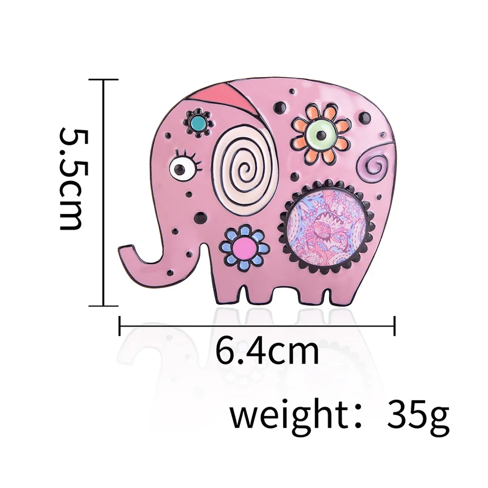 Забавная брошь со слоном в виде животного, булавки, сплав, эмаль, женские броши для вечеринки, Женская булавка для хиджаба, рождественские подарки для женщин, ювелирное изделие, Новинка