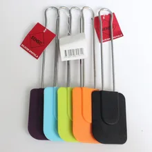 Еда силиконовые Integrated силиконовый скребок торт выпечки инструменты крем лезвием шпателя