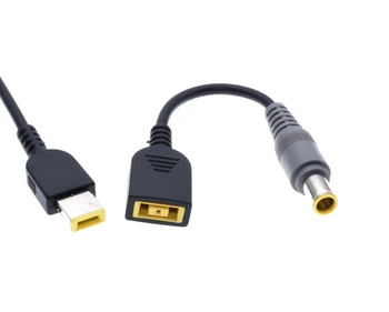 

DC Square USB Plug Female To 7.9x5.5mm Male Power Adapter Converter Connector Cable Cord for Lenovo Thinkpad Charger Adapter