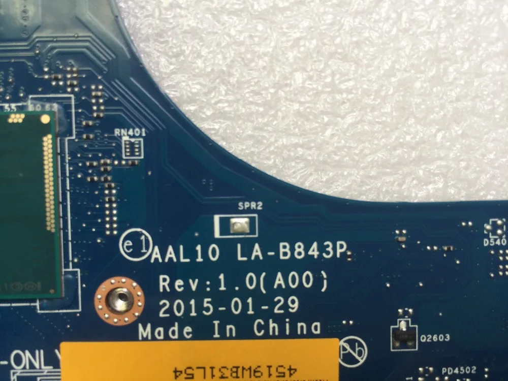 For Dell Inspiron 5458 5558 5758 Series Laptop Motherboard Cn 0f0t2k F0t2k l10 La B843p Rev 1 0 A00 35u Mainboard 100 Work November