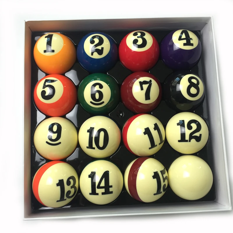 big NO inside design 57.2mm Billiards Pool balls High quality Phenolic Resin Pool complete set balls Billiards accessories