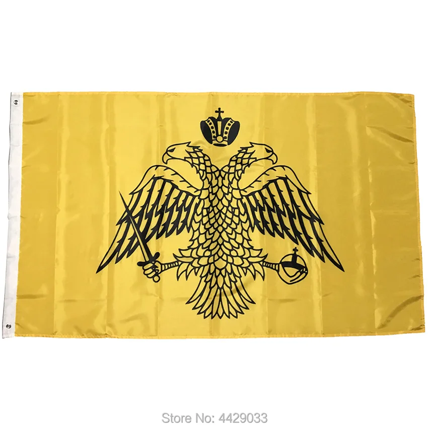 

CustPrint Greek Orthodox Church Flag 3X5 FT 100D Polyester Banner with 2 Metal Grommets Hotsales