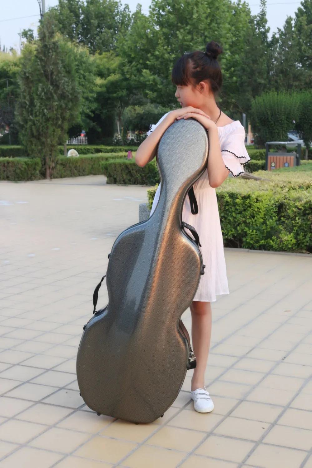 

New 4/4 Cello case fiber Composite light strong Hard Case 4/4 yinfente Brand