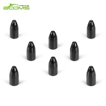 Booms Fishing BBS Bullet Fishing Sinker Weight Fast Sinking Tungsten, 1/8 - 3/4 Oz Fishing Tackle Box Accessories