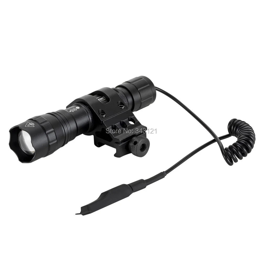 AloneFire tk503 тактический светодиодный оружие светильник пистолет Лантерн вспышка светильник с Пикатинни для охоты