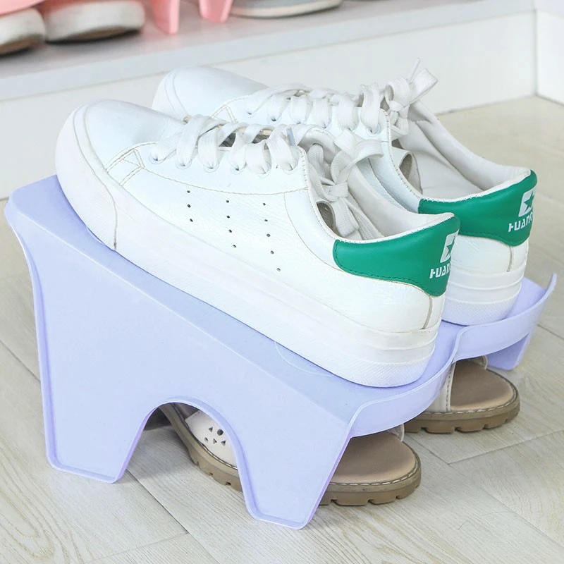 

Thick Double Shoe Racks Modern Cleaning Storage Shoes Rack Living Room Convenient Shoebox Shoes Organizer Stand Shelf