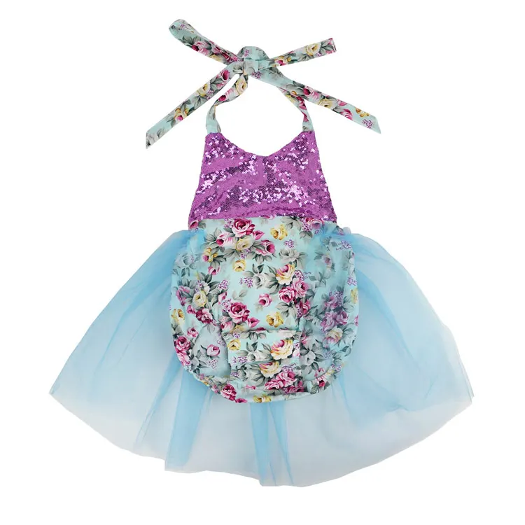 best Baby Bodysuits Baby Girls Sequins Tutu Summer Mermaid Baby Rompers One-Pieces Multi Color Toddler Baby Clothing Girl Rompers coloured baby bodysuits