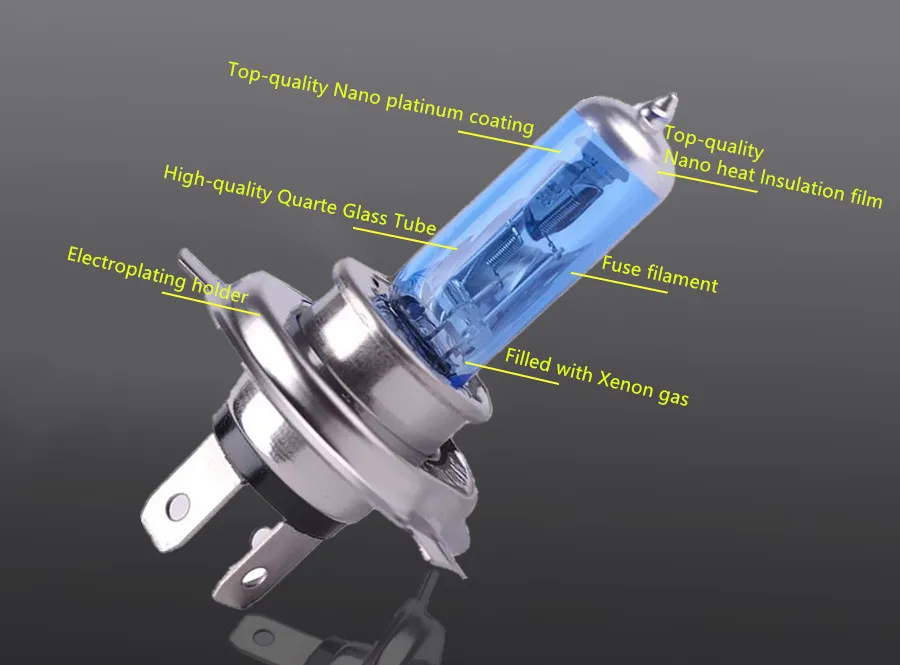 12V 55W H1 H3 H4 H7 H8 H9 H11 9005/HB3 9006/HB4 галогенные лампы для автомобильных фар, белые Автомобильные фары 100W 12V 55W H1 H3 H4 H7 H8 H9 H11 9005/HB3 9006/HB4 галогенные лампы для автомобильных фар, белые Автомобильные фары 100W