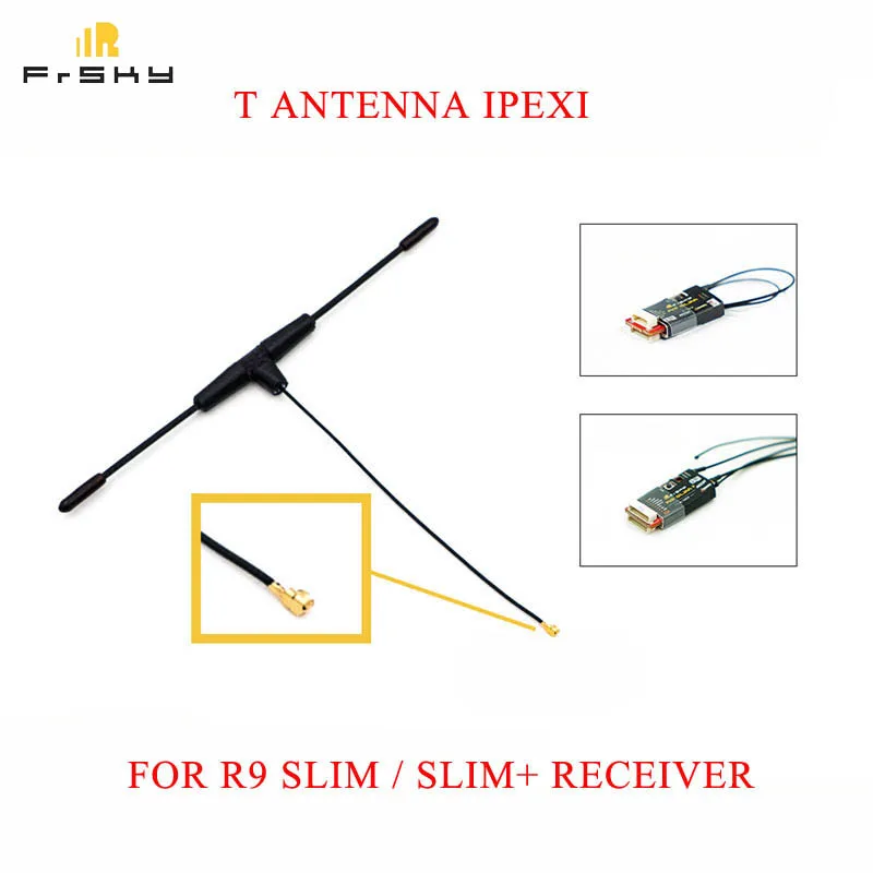 

Original FrSky 900MHz Dipole T Antenna IPEXI / T IPEX4 Receiver Antenna for R9 Slim Slim+ Receiver / R9 Mini MM RC Models Drone