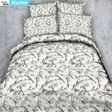 adult duvet cover 3d elegant cute flower bedding set queen king twin single size bed cover